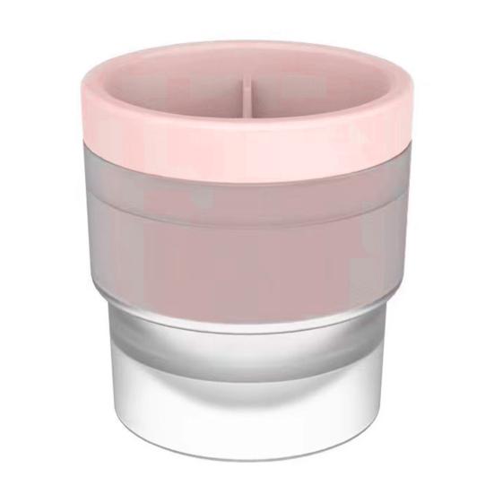 Large Silicone Ice Cube Mold BPA-free Spherical Ice Tray Easy Release One-Click Slow-Melting Ice Maker for Whiskey Bourbon
