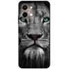 For Vivo Y28 4G Case 6.68'' Black TPU Silicon Cartoon Protection Cover for VivoY28 Y 28 4G Shockproof Capa Wolf Animals Soft Bag