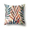 Polyester Pillowcase Nordic Plant Ins Style Flower Print Peach Leather Velvet Pillowcase
