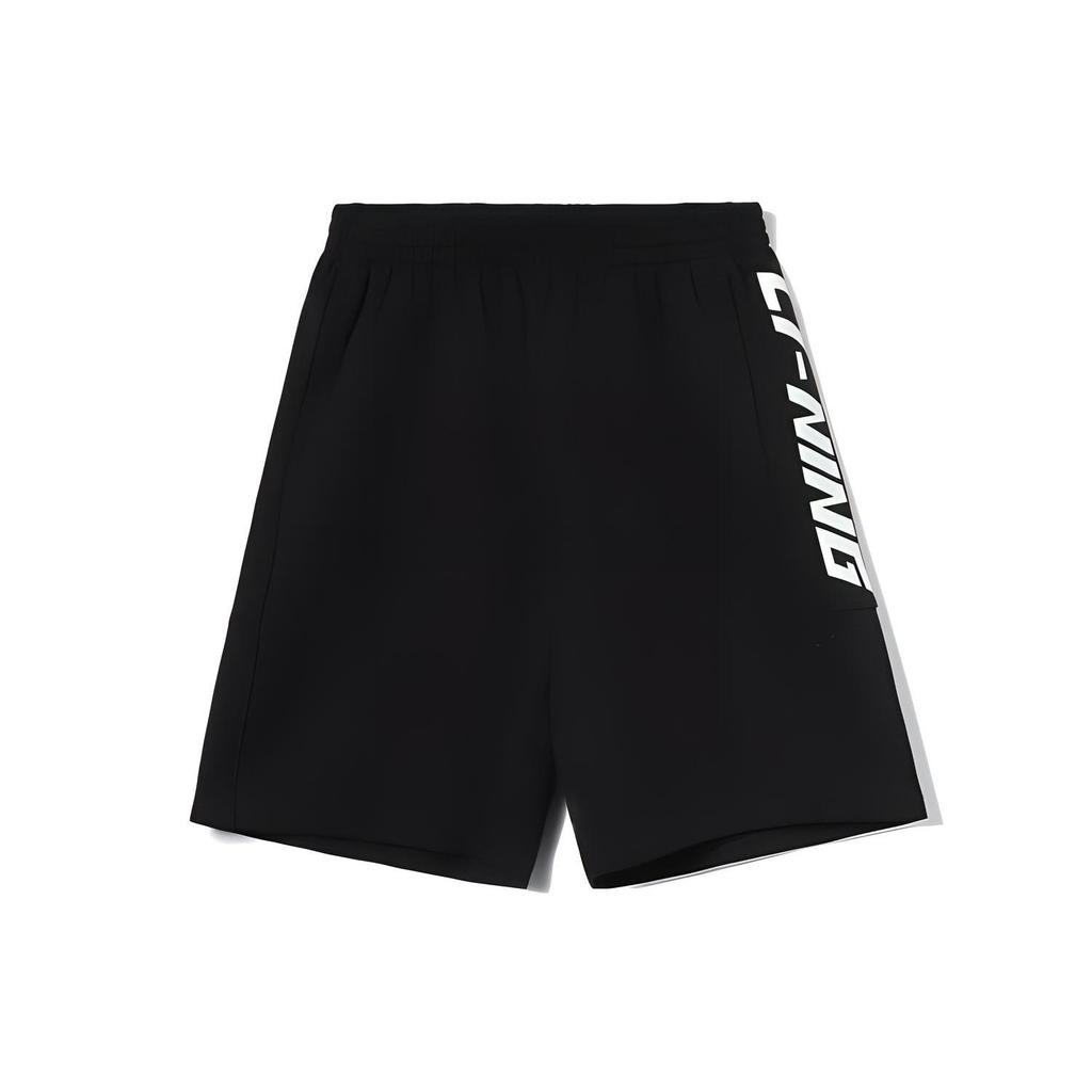 Li Ning Sports Fashion Collection Casual Shorts Men's Black Moderate AKSR451-2