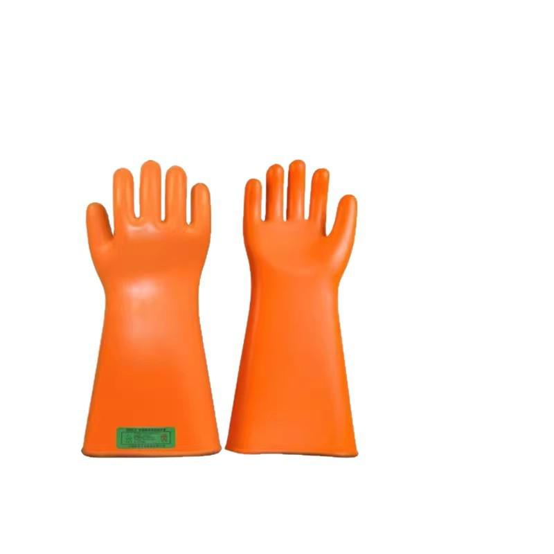 10kV Electrician Anti-Shock Insulating Rubber Gloves for Power Maintenance