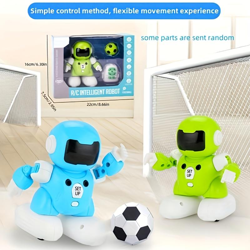 1pc Kids Soccer Match Remote Control Smart Robot Interactive Toy Electric Gift for Boys/Girls,Dual Player Singing Dancing Educational Toy,Soccer Toy