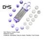 1 Set Purple Cream Syringe Food Grade Durable DIY Multi Discs Cake Decorating Injector
