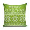 Decorative Printed Merry Christmas Theme Cushion Cover Xmas Decorations for Sofa Living Room Set of 5 12 X 12 Inch Multi