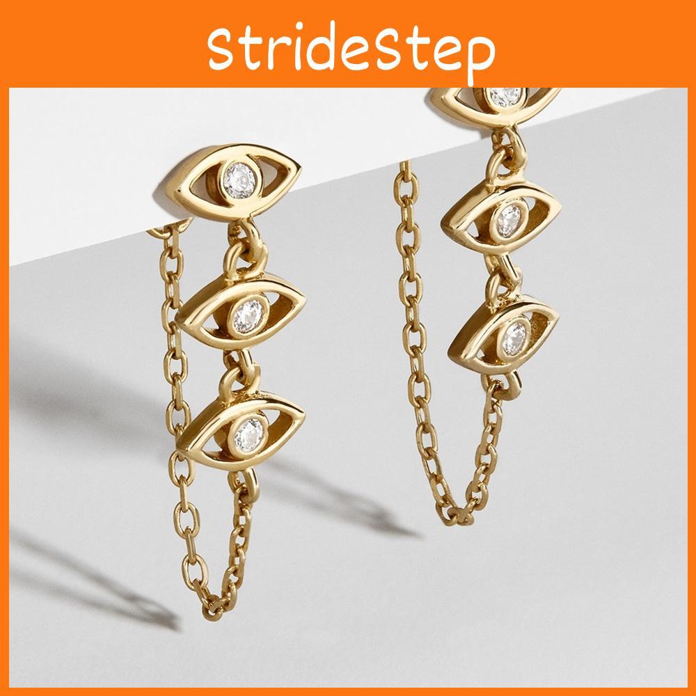 Trendy Geometric Eye Pendant Earrings Alloy Plating Stylish Fashion Jewelry