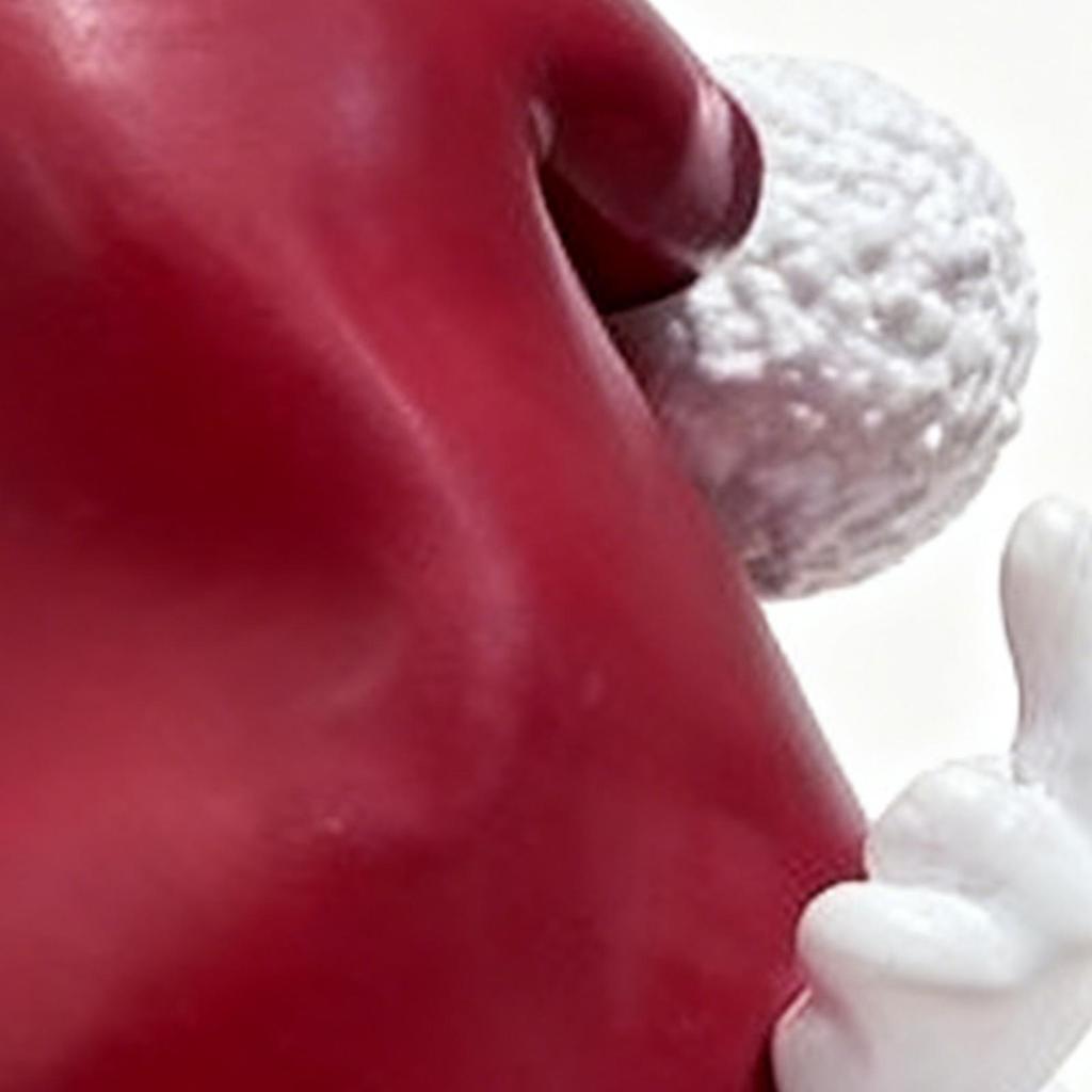 Christmas Table Figurines Santa Hat Shape Desktop Figurines Santa Hat Desktop Sculpture For Living Room Shelf Table Study