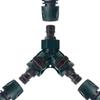 Schlauchverteiler-Anschluss | Verteiler anschließen | Y-Schlauchverbinder, einschließlich Schlauchanschluss-Anschlüsse, Gartenschlauch-Verteiler mit 2- und Y-Wege-Funktionen