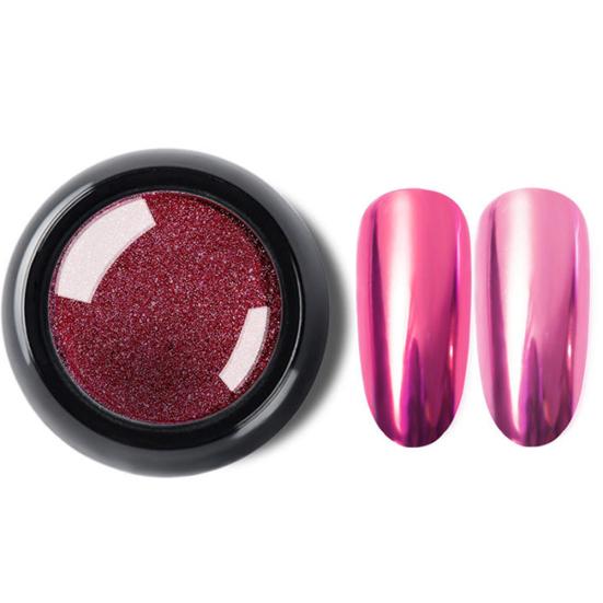 Pro 12 colori specchio metallico glitter polvere per nail art pigmento decorazione strumento per manicure