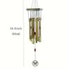 Eight Pipe Wind Chime Wall Ornament Rotating Wall Mount Pendant for Home & Homestay