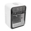 Desktop Air Cooler Low Noise USB Rechargeable Digital Display Portable Air Conditioner with Mist for Working Sleeping