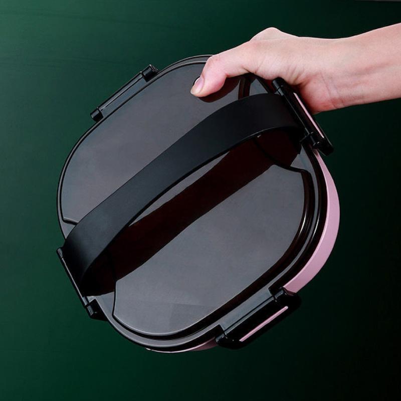 304 Nerezový izolovaný obědový box lze ohřívat v mikrovlnné troubě Student Office Worker Bento Box Dětský přihrádkový super izolovaný obědový box