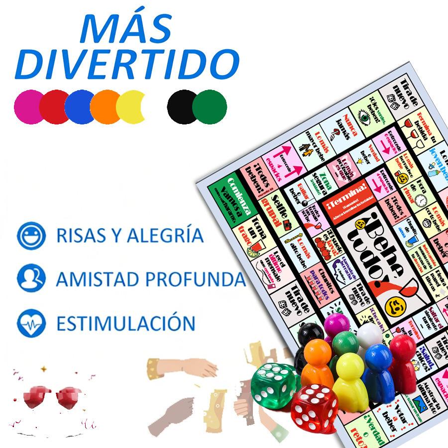 Spanish Version of Drinking Monopoly for Couples Adult Dating Board Game Bachelorette Party
