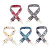 Purse Strap Replacement Crossbody Shoulder Bag Strap Guitar Style Multicolor Canvas Adjustable Handbag Laptop with Buckles