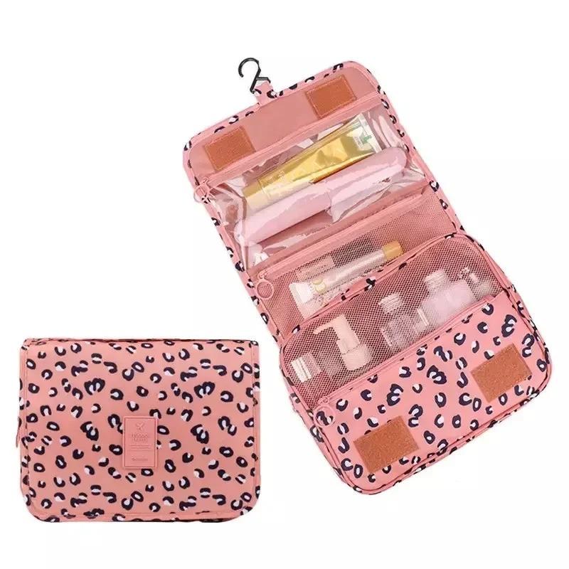 High Capacity Waterproof Travel Makeup Cosmetic Toiletries Storage Bag Ladies Beauty Neceser Organizer