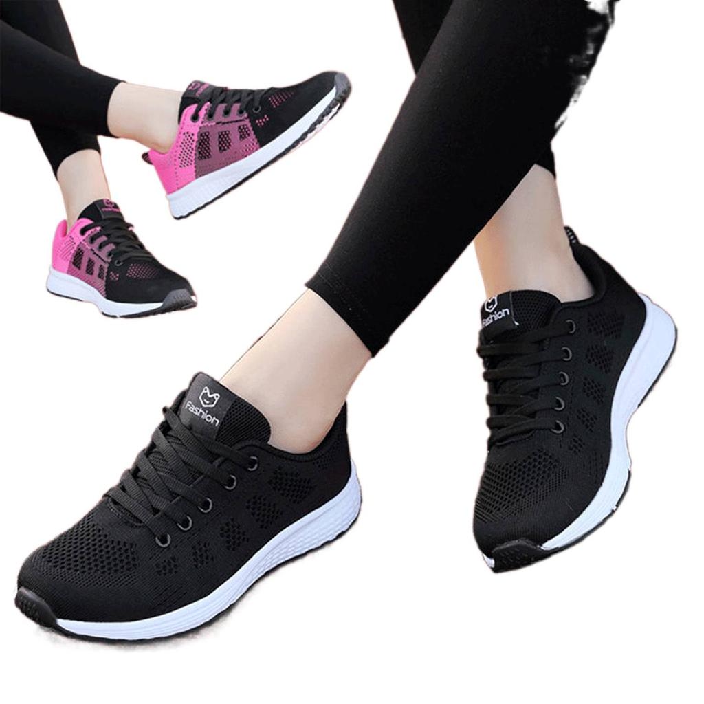 Spring and summer sports shoes running shoes mesh breathable lightweight travel shoes student soft-soled casual shoes