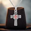Templar Double-Sided Cross Necklace: Trendy European and American Style