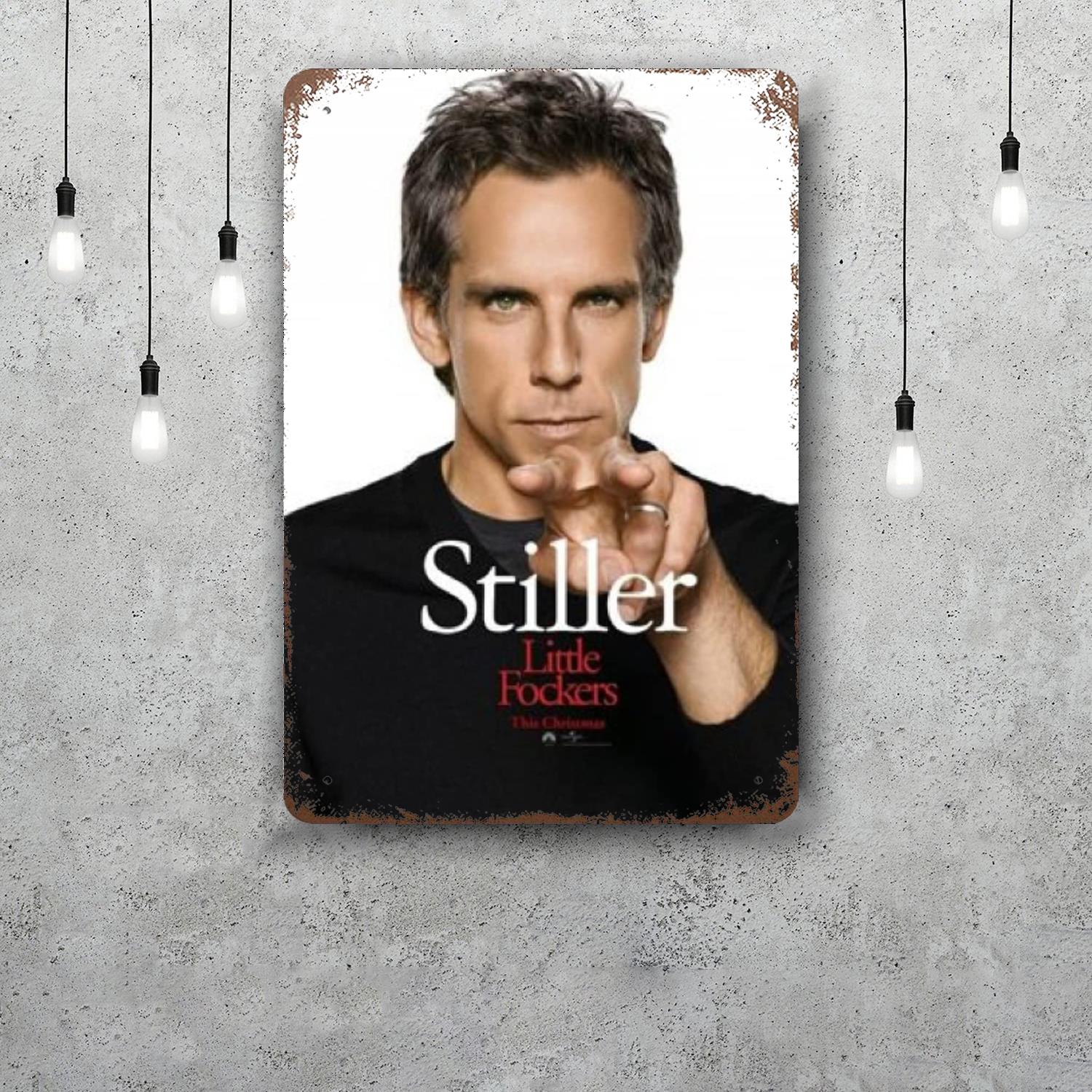 

Ben Stiller Vintage Metal Tin Signs Posters Decor Retro Metal Plaque Wall Art Decor for Garage Bar 20x30cm（7.8x11.8inch）