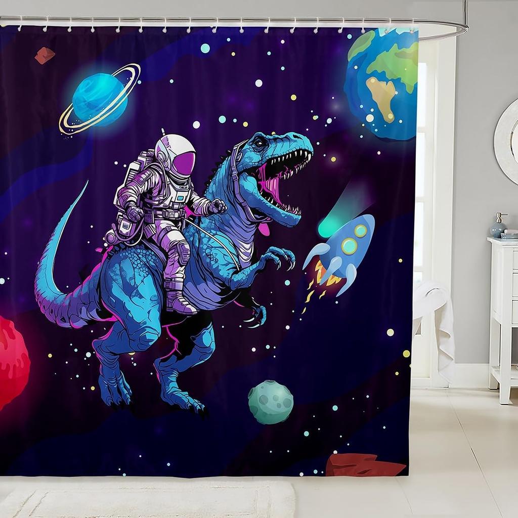 Cat Bath Curtain Kids Cartoon Pet Cats Shower Curtain For Boys Girls Children Cute Kitten Bathroom Shower Curtain Set Decor 3D