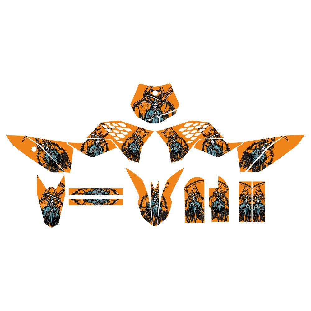 KTM 50cc SX 50 2009-2015 Off-Road Motorcycle Outer Shell Sticker Decal.