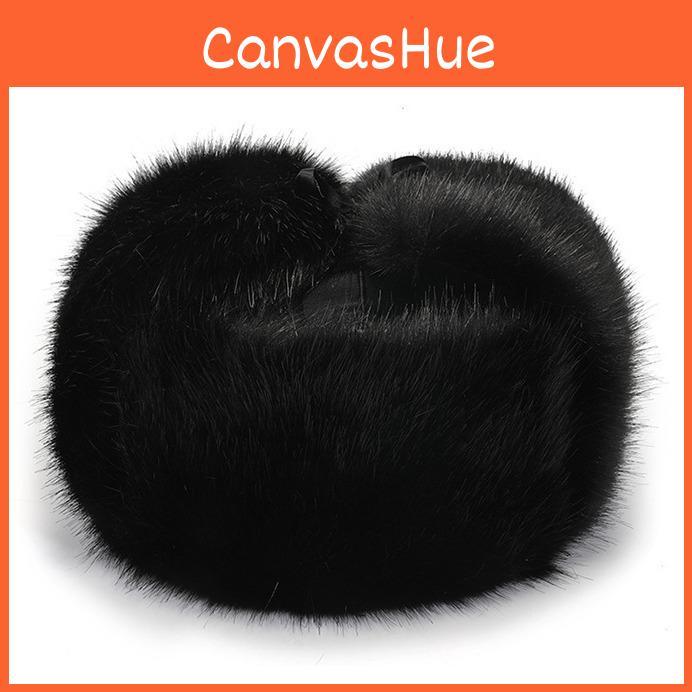 Winter Mink Hat Middle Aged Elderly Warm Thick Velvet Ear Protection