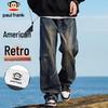 paul frank Men's American Style Loose Fit Denim Jeans