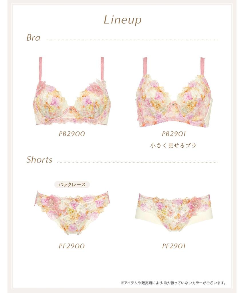 Bra Wing Lesiage Neat Firm Fit Bra PB2900 BU C65 [Wing/Wacoal] Sides, [2900 Series] Women's