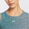 Nike Dri-Fit Pro Schnelltrocknendes Bedrucktes Trainings-Tanktop Damen Tops Kaktusgrün Rauchblau Weiß HQ5684-345