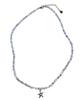 Sk8Er Rock Starfish Pearl Rondelle Necklace (Paleblue)