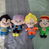 20Cm Dragon Ball Japan Anime Plush Toys Super Saiyan Goku Vegeta Picollo Trunks Gohan Cartoon Figure Stuffed Dolls Child Gifts