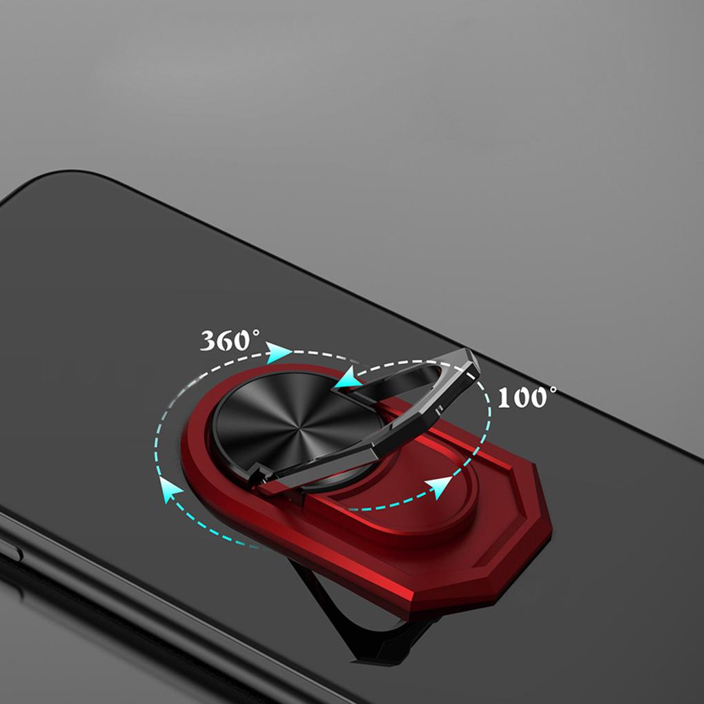 360° Finger Ring Cell Phone Holder Stand Car Metal Plate Rotating Magnetic Grip