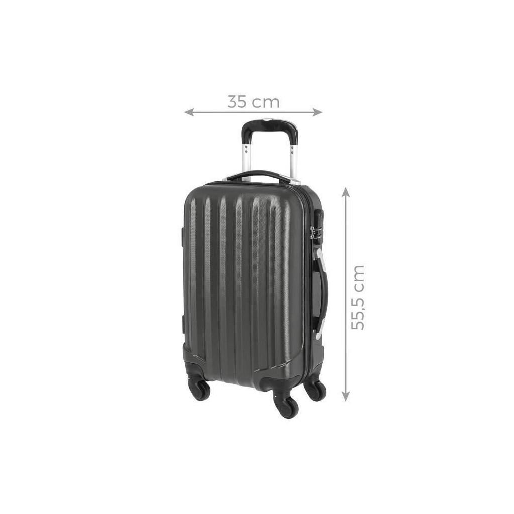 Valise en ABS Gris Foncé 4 Roues 50x35x20 cm comprar a buen precio —  entrega gratuita, reseñas reales con fotos — Joom