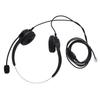 RJ9 Telephone Headset Corded Binaural Phone Headphone with Noise Cancelling Mic for Call Center Customer Service