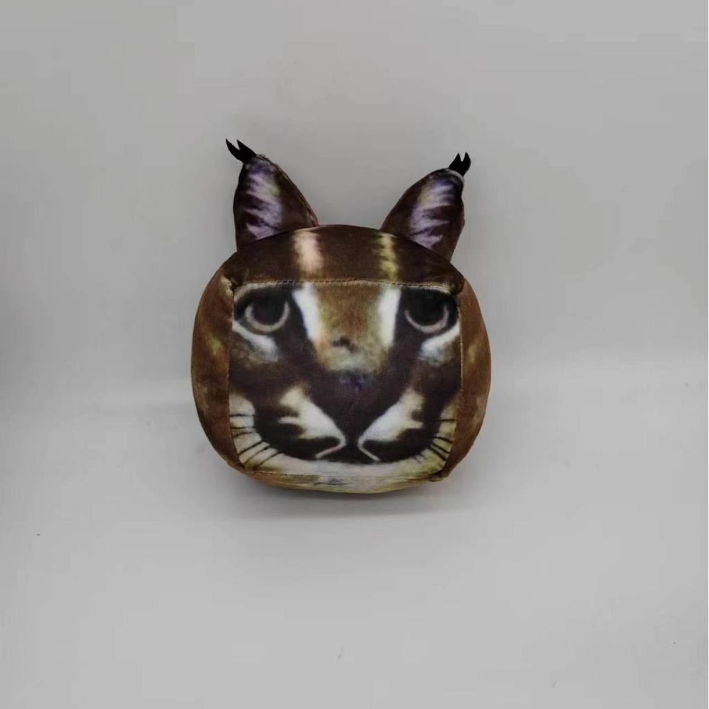 Big Floppa Plush Pillow - Caracal Cat Toy Doll
