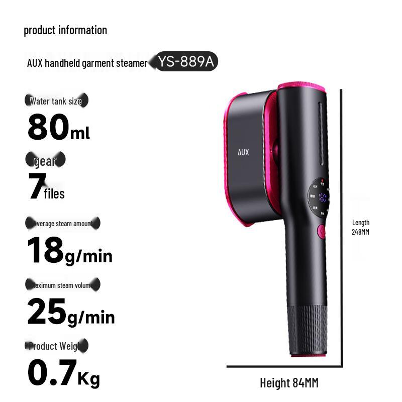 Aux Portable Handheld Garment Steamer