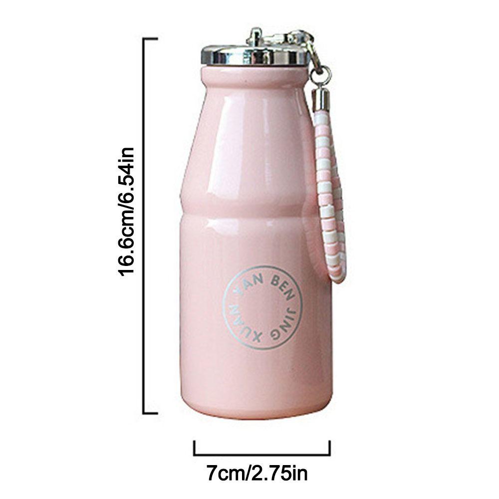 Handgehaltene isolierte Tasse Anti-Rutsch-Kaffeebecher Tragbarer Taschen-Milchbecher für Frauen Mädchen