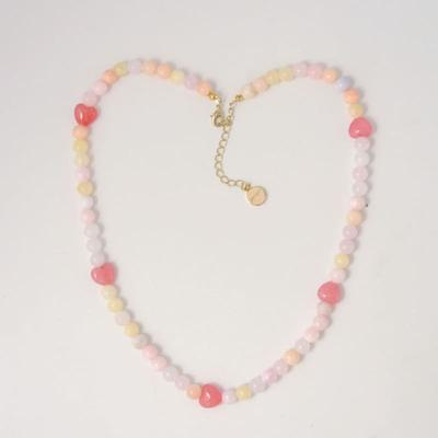 Objet213 Collier Bonbon & Cœur (2 couleurs)