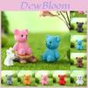 Lovely Pvc Teddy Bear Keychain Car Decoration Adorable Cartoon Figurine Available In Multiple Colors
