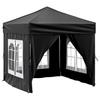 VidaXL Foldable Reception Tent with Walls Camping Gazebo Outdoor Pavilion Garden Gazebo Marquee Patio 93504