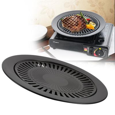 Nonstick Barbecue Pan Round Roasting Trays Thick Korean BBQ Grill Pan Indoor Outdoor BBQ