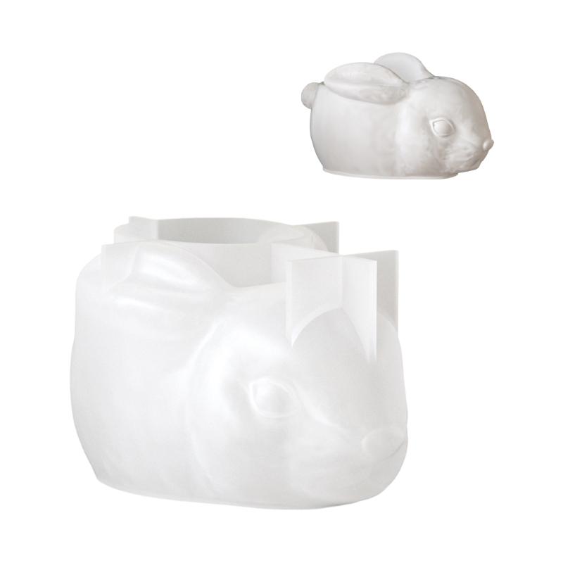 

Силиконовая форма для подсвечника в виде кролика для поделок, мыла, шоколада и изготовления украшений из смолы, пищевой материал 1