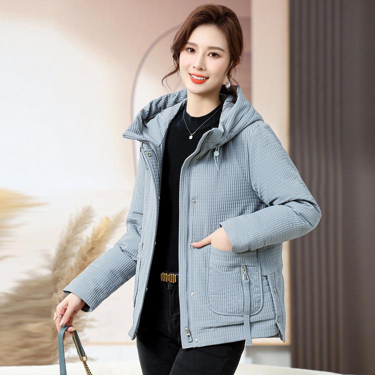 Middle-aged and Elderly Women's Winter New Fashion Large-size Middle-aged Mother's Winter Down Jacket Elderly Thickened Cotton Coat Jacket