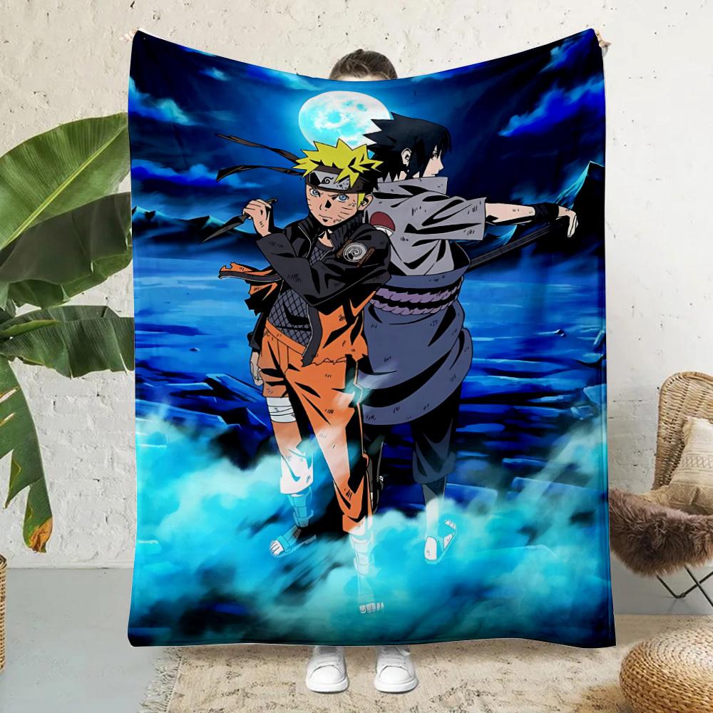 Hot Anime Narutos Itachi Akatsuki Printed Blanket Picnic Blankets Warm Blanket Soft and Comfortable Blanket Home Travel Birthday