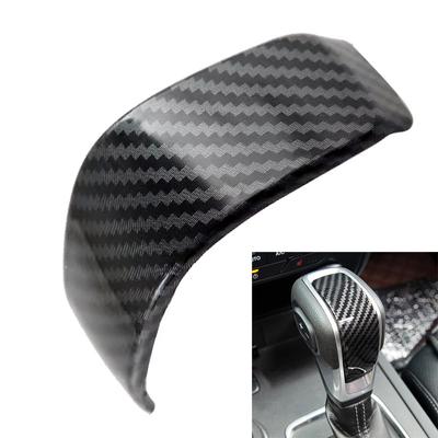 1 pieza Adorno de cubierta de pomo de palanca de cambios de fibra de carbono para Ford Ranger P703 2024 2024