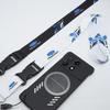 WBTI6 Nylon Car Keychain Neck Straps Key Lanyard Auto Accessories For Ford Fiesta Mondeo Fusion Explorer Escape Shelby Edge Kuga