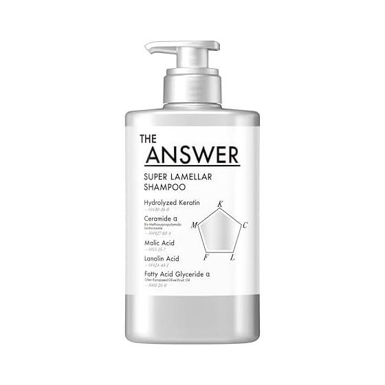 [THE ANSWER] Jiancer Super Lamella Shampoo Pump 400ml Bergamot & Daphne scent Contains 5 essential ingredients for beautiful hair Improves hair