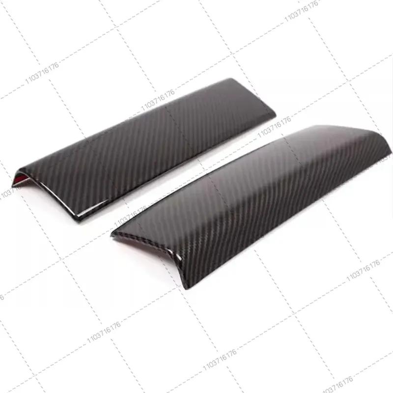 ABS Carbon Car Central Armrest Storage Box Panel Cover Trim For Mercedes Benz A B Class CLA GLA GLB W177 W247 C118 H247 -24