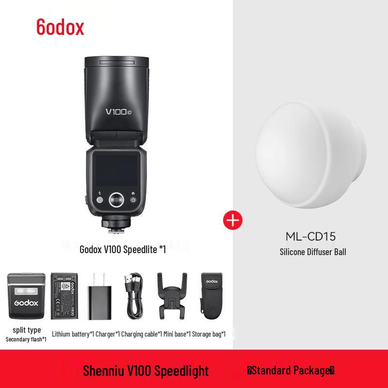 Godox V100 Touchscreen TTL On-Camera Flash