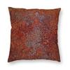 Federa Quadrata Ruggine Pesante Poliestere Lino Velluto Zip Creativa Decorativa Federa Cuscino da Lancio Federa Cuscino per la Casa