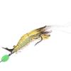 10pcs Silicone Soft Shrimp Simulation Noctilucent Soft Prawn Fishing Lure Hook Bait (Size: 10 cm)