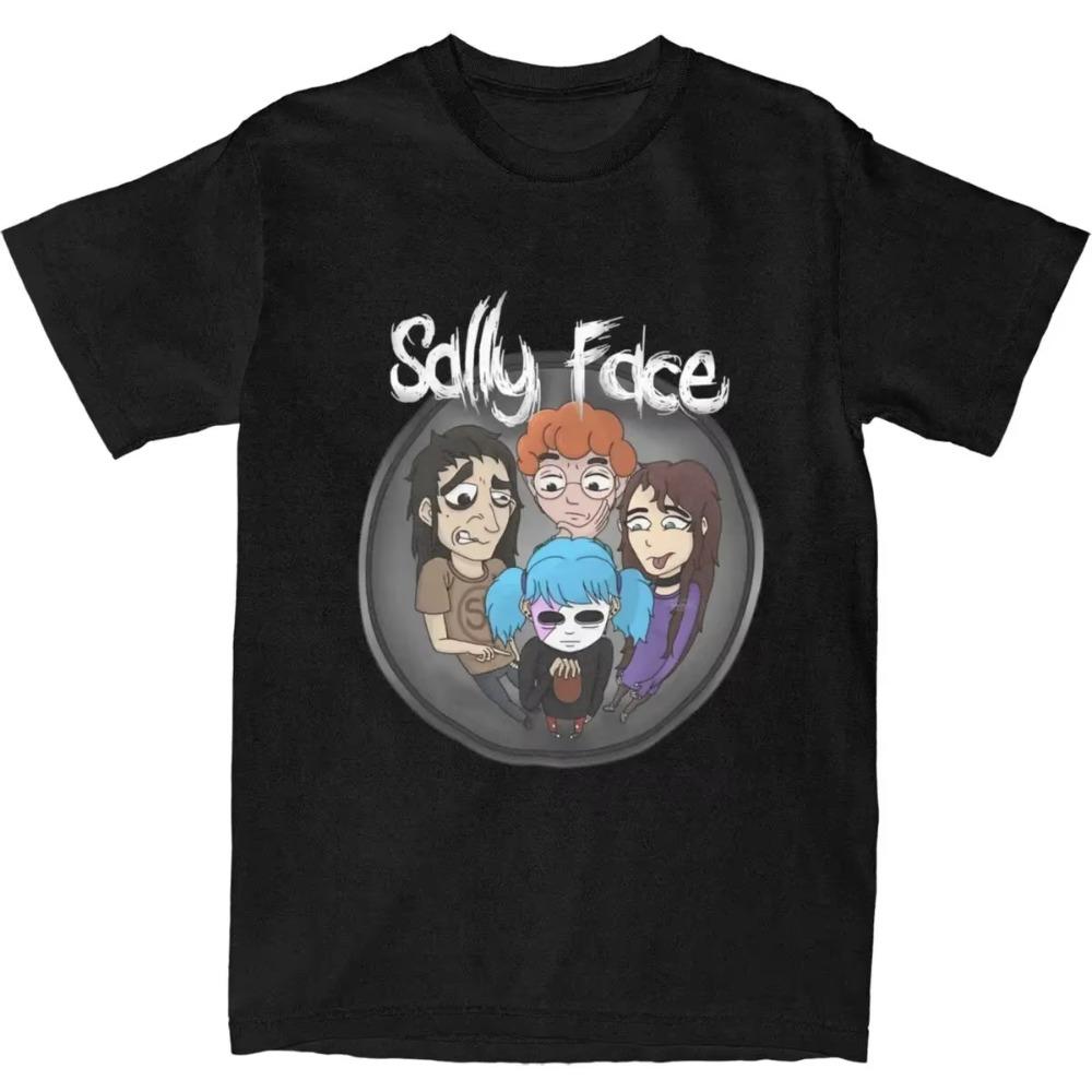 Men Women Sallyface Sal Fisher T-Shirt Apparel Hipster  Sally Face T Shirts Tee Clothing Classic